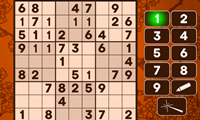 Sudėliokite Sudoku skaičius. Žaidimas - Sudoku. 